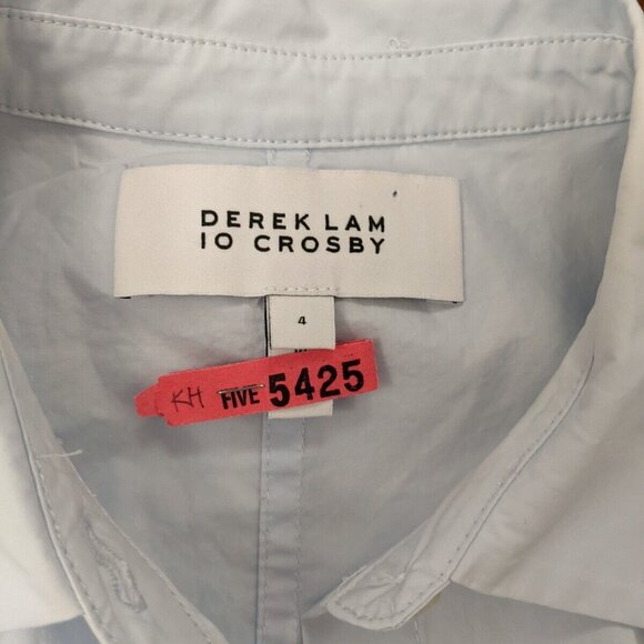 Derek Lam Crosby women's light blue sleeveless top in size 4 - Picture 7 of 8